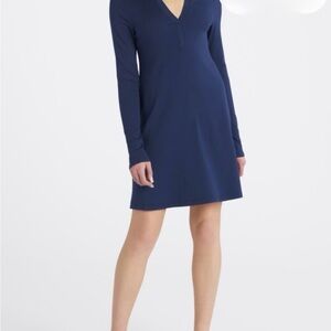 Michael Stars Deep Blue Long Sleeve Dress